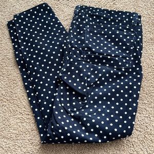JCrew Polka Dot Cords